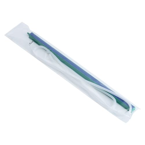 Saim 16 inch Aquarium Air Stone Bar, Bubbles Release Oxygen Diffuser Bar, Fish Tank Mineral Air Bubble Air Stone Bar (Green - Blue) with 20ft Clear Airline Tubing - size: 1 Pcs Air Stone + 1 Pcs 20ft Air Line