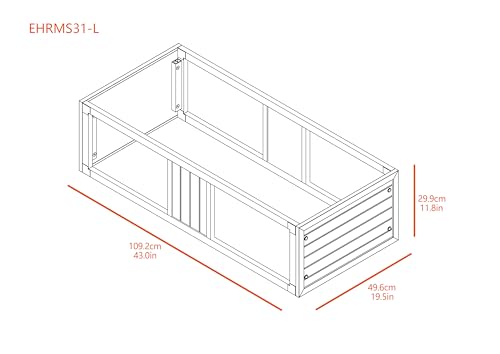 New Age Pet ECOFLEX Two Large Reptile Enclosures with Matching Stacker Combo Set in Maple - color: Maple, size: Large