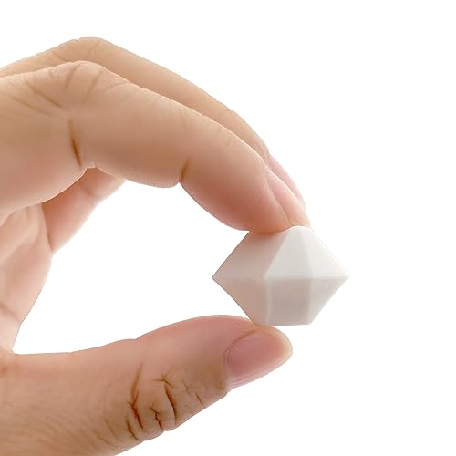 White Vase Fillers for Home Decor, Fake Crushed Ice Cubes, Vase Fillers, 150 pcs Reusable Fake ice Cubes for Photography Accessories Props Decoration for Wedding - color: White-16*22mm-150pcs