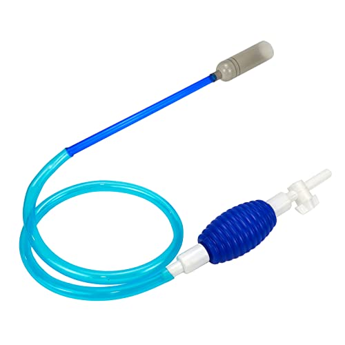 2sets Aquarium Siphon Water Changer Fish Tank Gravel Cleaner with Long Nozzle for Cleaning Changing Water (Blue) - color: Blue, size: 5.6ft/66.9"/1.7m