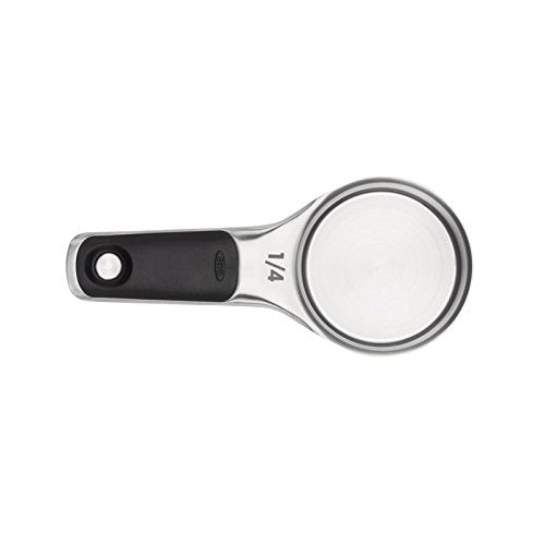 OXO Good Grips Stainless Steel Measuring Cups and Spoons 8-Piece Set,4 Cups and 4 Spoons,(Pack of 2) - size: 8 count (pack of 2), style: Set