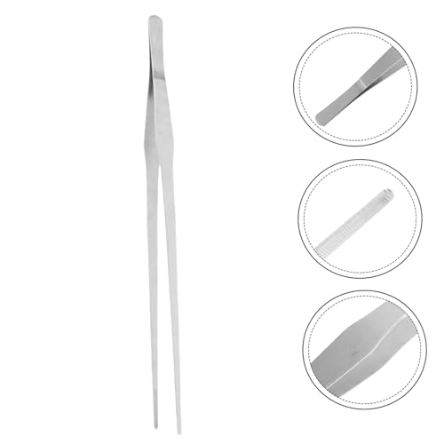BESPORTBLE Aquarium Plants Tweezer Tool Straight for Easy Planting Feeding and Gravel Cleaning Versatile Aquarium Maintenance Essential