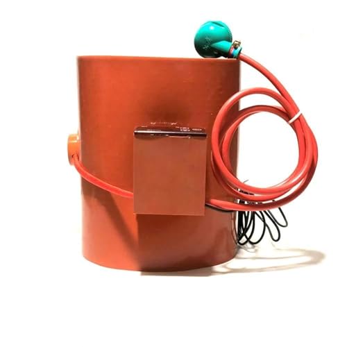 Drum Heater Belt, 55 Gallon Silicone Rubber Pad with Digital Display, Adjustable Gas Tank Warming Wrap for Viscosity Control & Freeze Protection(Knob,D) - color: Knob, size: D
