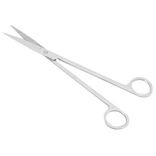 Semme Stainless Steel Plant Scissors for Aquarium Fish Ergonomic and Effortless Trimming Tool (Straight cut) - size: Straight cut