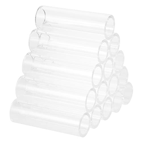 Housoutil 15holes Fish Breeding Tube Shelter for Aquarium Acrylic Hideout for Shrimp and Small Fish Decoration for Tank Compact Design