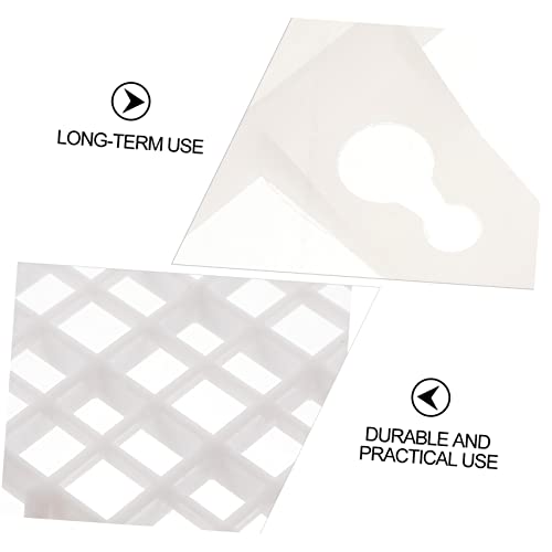 1set Aquarium Isolation Panel Fish Tank Divider Grid Clips and Cable Ties for Fish Separation and Breeding