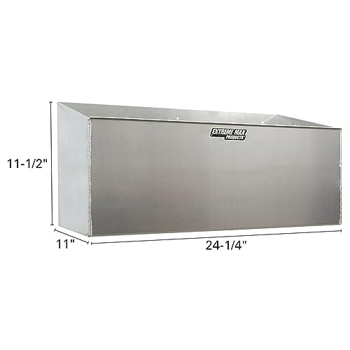Extreme Max 5001.6044 Aluminum Dual Fuel Jug Holder - Fits Two 5 Gallon Containers, Storage Organizer for Enclosed Race Trailer, Shop, Garage, Storage, 2 x 5 Gallon Jug Capacity, Silver - color: Silver, size: 2 x 5 Gallon Jug Capacity