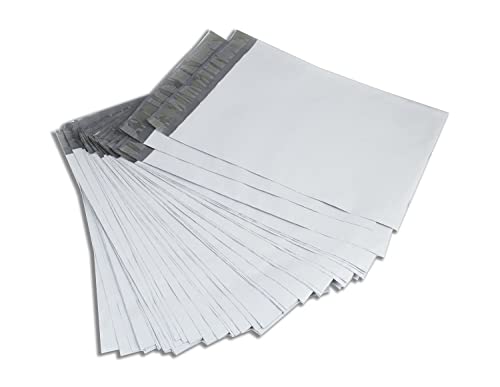 9527 Product Poly Mailers Envelopes Shipping Bags Self Sealing,100 Bags,10x13 inches,2.5 Mil (White) - color: White, size: 10"x13"|100Pcs