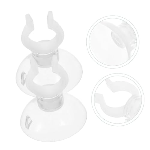 COLLBATH Aquarium Suction Cup Holder 20pcs Water Tubing Clips Fish Tank Suction Cup Clips Set