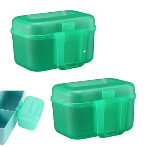 2Pcs Live Baits Container Reliable Portable Breathable Live Bait Bucket Worm Box Fishing Lure Holder for Fishing Activities and Outdoor Recreation