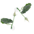UPKOCH 2pcs Betta Fish Habitat Leaf -Soft Artificial Plant Pad Rest with Suction Cup Aquarium Decor - Resting Breeding Spot for Betta Fish Tank Accessories