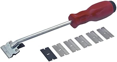 Lisle 52000 Razor Blade Scraper,Red,(Pack of 6) - size: One Size (Pack of 6)