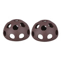 IMIKEYA 2pcs Porous Ceramic Shrimp Nest for Fish Tanks Durable Hemisphere Breeding House for Underwater Decor and Shelter Shrimp Hideout and Egg Collector