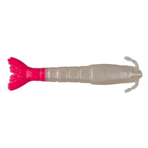 Berkley Gulp! Alive! Shrimp - color: Pearl White/Pink, size: 3in - Pint 4x7
