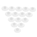 STOBAZA 20pcs Mini Suction Cups Hooks for Glass Shower Aquarium Desktop Heavy Duty Cable Clip Replacement