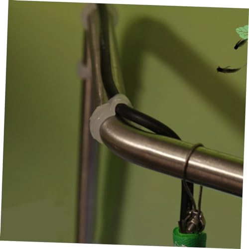 BESPORTBLE Wire Light Stand Cord Management Clips Wall Mounting Rope Light Mounting Clips Cable Organizer for Speaker Wire