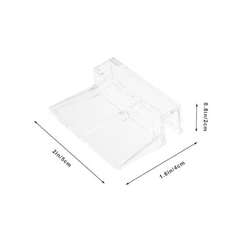 16pcs Aquarium Lid Holders Acrylic Fish Tank Cover Racks for Tanks Sturdy Support Brackets for Aquarium Use Easy Installation and Design
