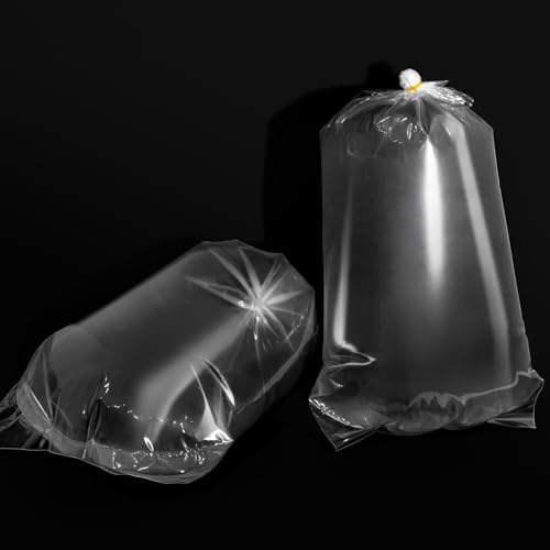 Live Fish Bags, 10x20” Round Bottom Double Seal Clear Fishery Bags, Leak-Proof Fish Transport Shipping Bag, HDPE Bag for Freshwater & Saltwater (Ultimate 3 mil, 50 Pack) - color: 10x20”, 50 Pcs