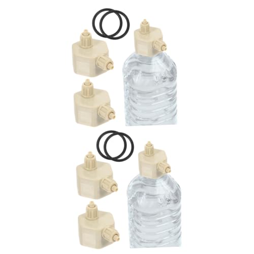 4pcs Reactor Bottle Caps Carbon Diffuser Fish Tank Easy to Install Accessory