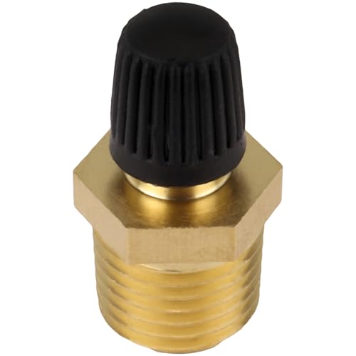 Milton S-684-4 1/4" MNPT Male Tank Valve, includes Protective Caps (Pack of 2) - size: Pack of 2