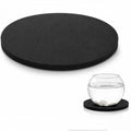 POPETPOP Fish Tank Mat 11.81 Inch Round Aquarium Pad Waterproof Shock Absorption Non-Slip Cushion for Small Aquariums and Betta Fish Tank Accessories