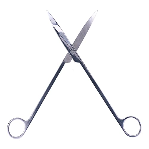 4 in 1 Aquarium Tool Set, Curved Tweezers, Scissors, Aquatic Spatula, Aluminum Alloy, Non Damaging, Ideal for Aquascaping, Plant Care, Fishkeepers