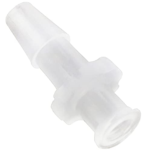 MEETOOT 10pcs Female Luer Lock 3/16" Polycarbonate Hose Barb Adapter for Laboratory Biochemical/Analytical Instruments, Food Machinery and Aquarium Equipment - size: 3/16Inch