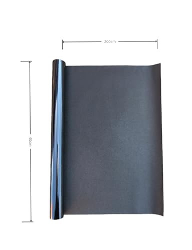 Aquarium Background Paper Décor PVC Fish Tank Backdrop Wallpaper Electrostatic Adhesive, No Glue, Easy to Install, Reusable (15.8" H x 78.7" L, Black)