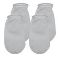 ALEGI 4 Pack Aquarium Filter Socks 4 inch by 10 Inch Long, 200 Micron - 4 Inch Ring Aquarium Felt Filter Bags - size: 4 by 10 In - 4Pack