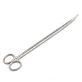 Fish Aquarium Cleaner Kelly Scissors Curved 12" Long Handle Sharp/Sharp Stainless Steel Instruments