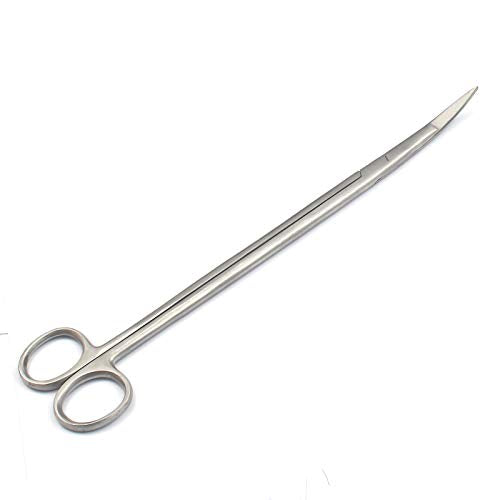 Fish Aquarium Cleaner Kelly Scissors Curved 12" Long Handle Sharp/Sharp Stainless Steel Instruments