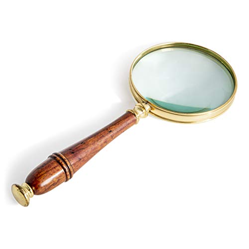 Authentic Models AC099 Magnifying Glass - style: Brown Wood