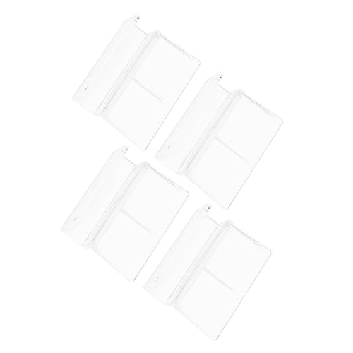 TOYANDONA 4pcs Acrylic Fish Tank Cover Support Bracket Sturdy Lid Holders for Various Open Aquariums Easy to Install and Wear- Design for Preservation