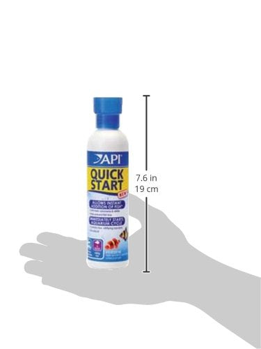 API QUICK START Freshwater and Saltwater Aquarium Nitrifying Bacteria 8-Ounce Bottle - size: 8-Ounce