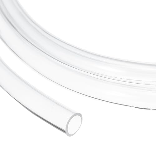 uxcell Clear PVC Tubing, 10mm ID x 14mm OD - 8.5ft PVC Tube Lightweight Vinyl Hose, Transparent Flexible Plastic Water Tubing for Air Oil Water Transfer Aquarium Irrigation - size: 10mm ID x 14mm OD