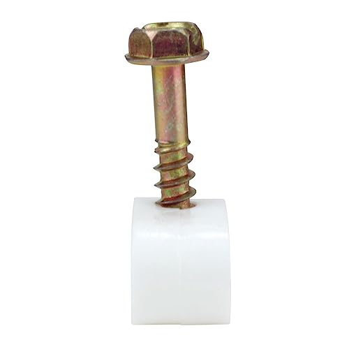 Skywalker Flexible Single Cable Screw Clips (Pack of 100 / White)