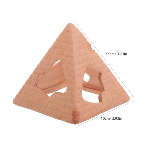 YARNOW Aquarium Ceramic Shrimp Cave and Fish Hiding Cave for Breeding, Betta Fish Tunnel, Non-Toxic Aquarium Shelter Ornament for Shrimp and Small Aquatic Pets
