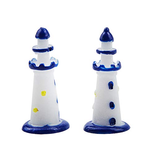 Miniature Fairy Garden Decoration Accessories Garden Sculptures Statues,Yard Decor for Outside Gnomes Outdoor Decor for Patio - size: Lighthouse