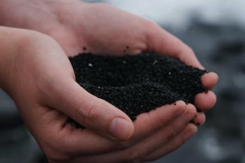 Real Lava Sand - Screened, Washed, Dried and Sanitized - Great for Heating Pads, Cooling Pads, Crafts, and Aquariums (25 lb Bag) - size: 25 Pounds