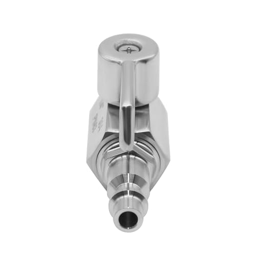 Beduan Air Quick Conect Plug Hose Fittings Ball Valve, Stainless Steel 1/4 Inch NPT Male Air Coupler Plug Compressor Shut Off Vavle