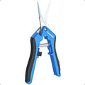 Fondwell 6.5" Garden Scissors Plant Shears: Micro Tip Pruning Shears with Curved Blades - Lightweight Bonsai Scissors - style: 6.5" Curved