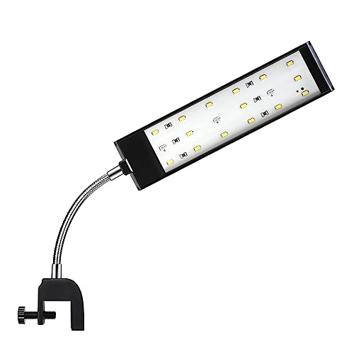 DaToo Aquarium Light Small LED Clip Light for Fish Tank 7W, 1 Yr Warranty - size: 7W (Without Timer & Dimmer)