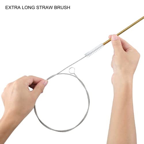 72 Inches Drain Brush, Flexible Nylon Brush for Cleaning Sunroof Drain, Refrigerator Drain, Aquarium Filter, Siphon Hose (White) - color: White