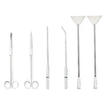 Yardwe -one Aquarium Tool Set Plant Tweezers Tank Cleaner Steel Tools for Easy Aquascaping