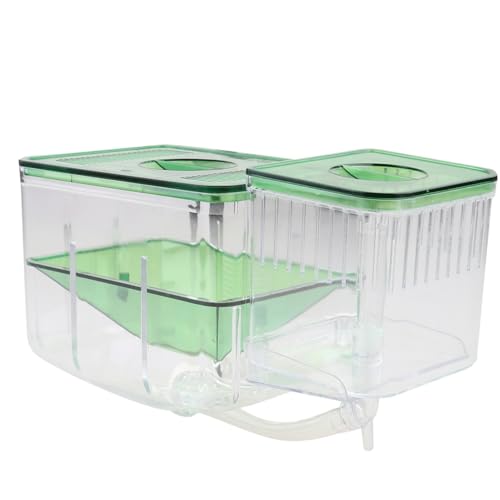 Toddmomy Fish Breeding Tank Isolation Box Transparent Acrylic Aquarium for Protecting Small and Fish with Floating Design for Enhanced Survival