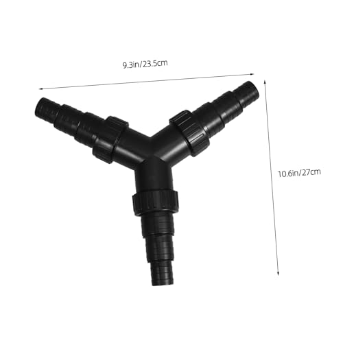 VICASKY Y-type Water Pump Splitter for Aquariums and Ponds Connector for Flexible Hose Compatibility Multi-outlet Adapter for and Filters Outlet
