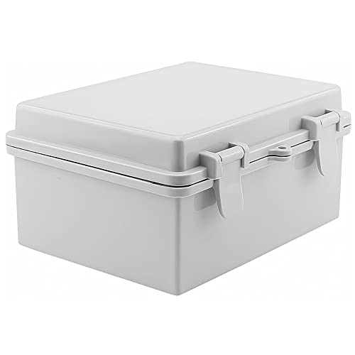 Sunnyglade ABS Plastic Dustproof Waterproof IP65 Junction Box Universal Durable Electrical Project Enclosure with Lock (6.7"x8.7"x4.3") - size: 6.7"x8.7"x4.3"