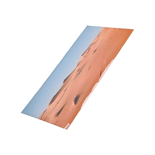 Aquarium Poster PVC Self Adhesive 3D Desert Style Fish Tank Background Decoration, Vivid Underwater Scenery Wallpaper for Freshwater and Saltwater Tanks (61 * 41CM) - size: 61*41CM