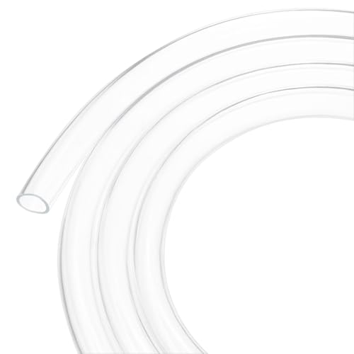 M METERXITY Clear Plastic Tubing, 0.71Inch(18mm) ID 0.79Inch(20mm) OD, 5ft(1.5m) Length PVC Tube Low Pressure Flexible Vinyl Tubing for Garden/Water Hose Airline Tube Aquarium - size: 0.71"×0.79"×5ft