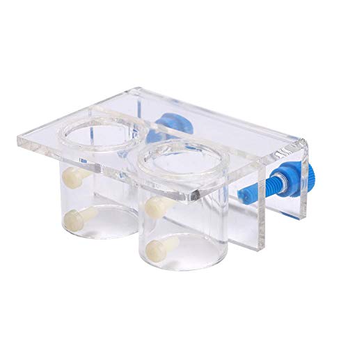 Acrylic Aquarium Pipe Clip Clamp Holder to Fix Inflow Outflow Water Tube Transparent Acrylic Water Tube Soft Pipe Fixture Fish Fixed Clip for Fish Aquarium(1#) - size: 1#